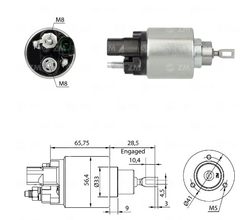 AUTOMATICO DE PARTIDA TOYOTA HILUX 2006 ATE 2015  SW4 2006 ATE 2015-SEG 2339303840