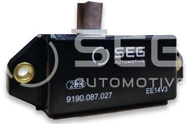 REGULADOR VOLTAGEM 14V FIAT, FORD, VOLKSWAGEN - SEG 9190087027