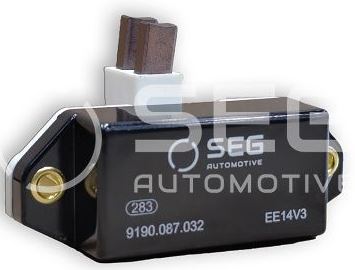 REGULADOR VOLTAGEM 14V FIAT UNO, PREMIO, ELBA - SEG 9190087032