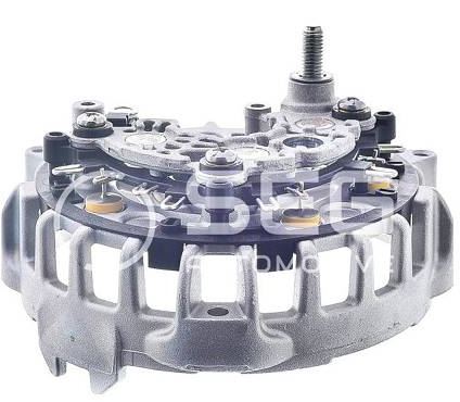 CONJUNTO RETIFICADOR COM MANCAL 12V  6 DIODOS  ESTRELA DA M.BENZ 12 VOLTS 90AH-  F000BL2410