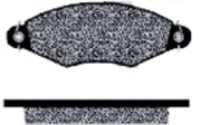 PASTILHA DE FREIO DIANT PEUGEOT 206 98>