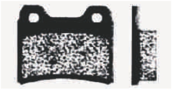 PASTILHA DE FREIO TRAS ESCORT XR3 93-95