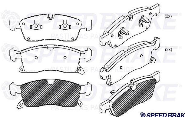 PASTILHA DE FREIO DIANT JEEP CHEROKEE 