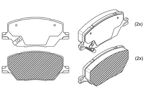 PASTILHA DE FREIO DIANT TORO DIESEL 16>