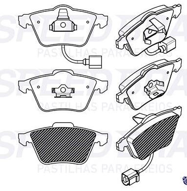 PASTILHA DE FREIO DIANT VW GOLF VI 2009>