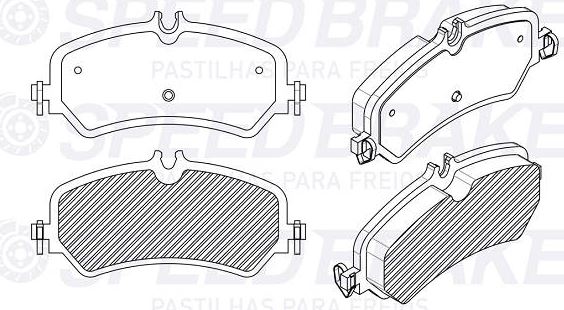 PASTILHA DE FREIO TRAS AMAROK V6 2018>