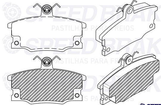 PASTILHA DE FREIO DIANT UNO 1.5R 87-93
