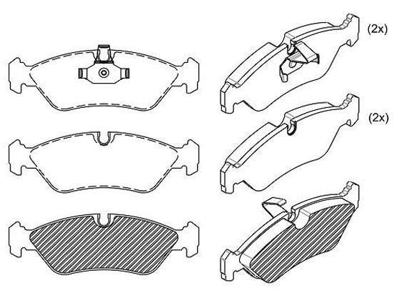 PASTILHA DE FREIO TRAS MB SPRINTER 01>