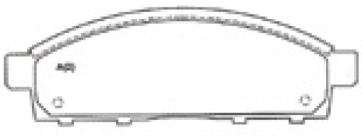 PASTILHA DE FREIO DIANT L-200 TRITON 08>