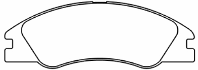 PASTILHA DE FREIO DIANT KIA CERATO 06-08