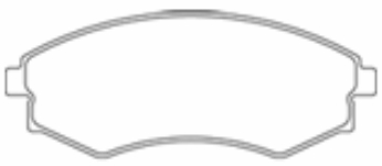 PASTILHA DE FREIO DIANT JAC J5 2011>