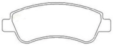PASTILHA DE FREIO DIANT CITROEN C3 2016>