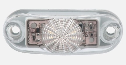 LANTERNA LUZ DE PLACA DELIM DT C/LED CONCT 2V ACRIL  SS2066CR