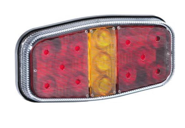 LANTERNA CANOINHA TRASEIRA MULTIFUNÇÃO BIVOLT LED 12V - 213312V