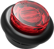LANTERNA DE POSIÇAO LED DOT LIGHT BIVOLT VERMELHA  - SINAL SUL 2280VM
