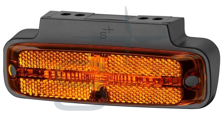 LANTERNA DE POSICAO LATERAL COM RETRORREFLETOR E SUPORTE BIVOLT AMARELA - SS2660073010 SINAL SUL
