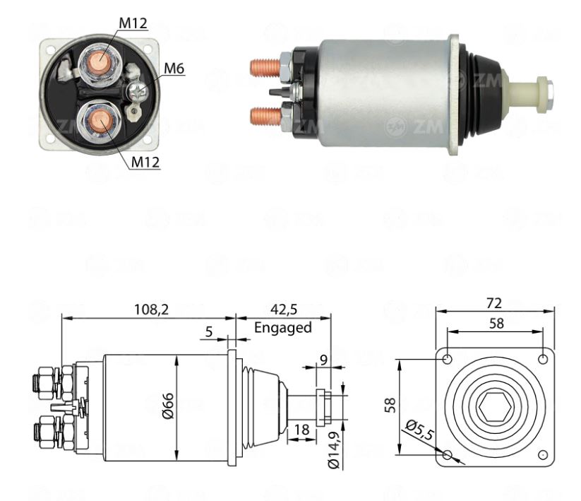 RELE PART BOSCH JE 24V REFOR SCANIA K124 - ST001010014 SEG