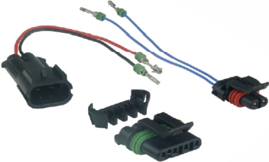 CONECTOR ADAPTADOR BOMBA COMBUSTIVEL FLEX 18CM 4 VIAS  - TC1041272