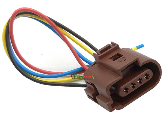 CHICOTE DA INJEÇÃO ELETRÔNICA DE VIAS 4 VIAS TERMINAL  1,6MM UNIVERSAL  - TC1041525