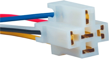 CONECTOR REPARO PORTA RELE 5 VIAS COM FIOS  - TC1050820