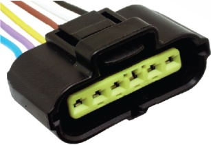 CONECTOR REPARO 6 VIAS C/4 FIOS FORD  - TC1061033
