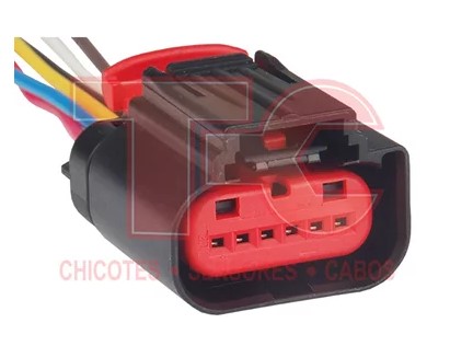 CONECTOR CORPO BORBOLETA FORD FUSION-RANGER-ECOSPORT-FOCUS 6VIAS - TC1061851