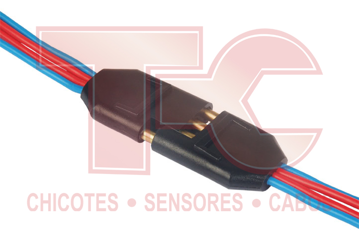 CHICOTE 4 VIAS PARA INSTALACAO DO ALTO FALANTES UNIVERSAL 2,5MM AZULVE  - TC3040814