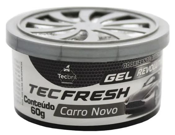 TEC FRESH AROMATIZANTE CARRO NOVO 60G - TECBRIL -592.0140