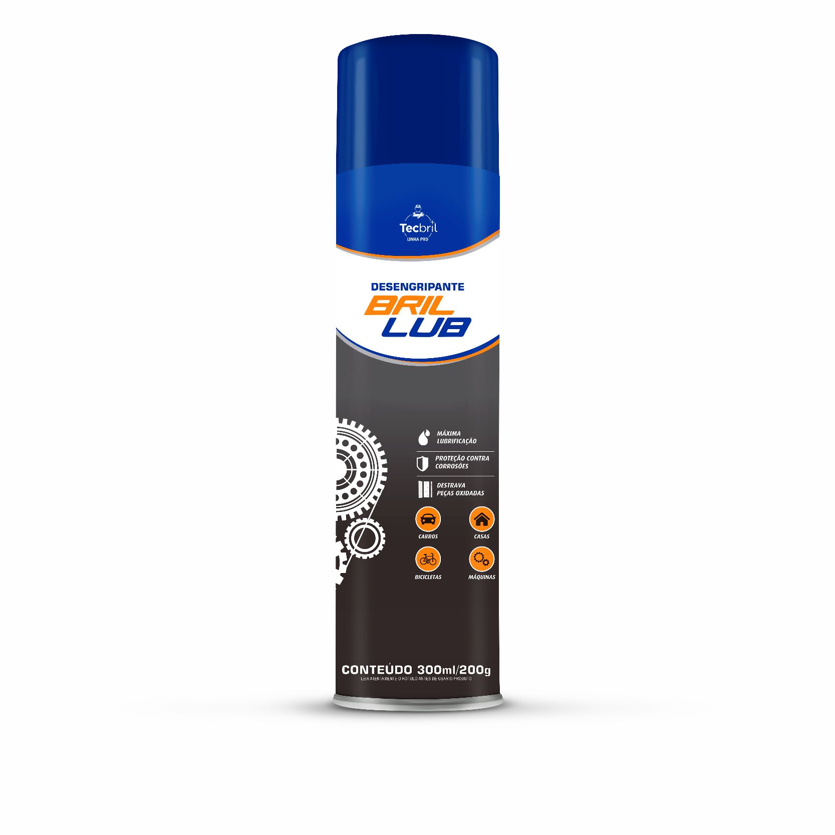 DESENGRIPANTE TECBRIL BRIL LUB 300ML - TCB592.0150 