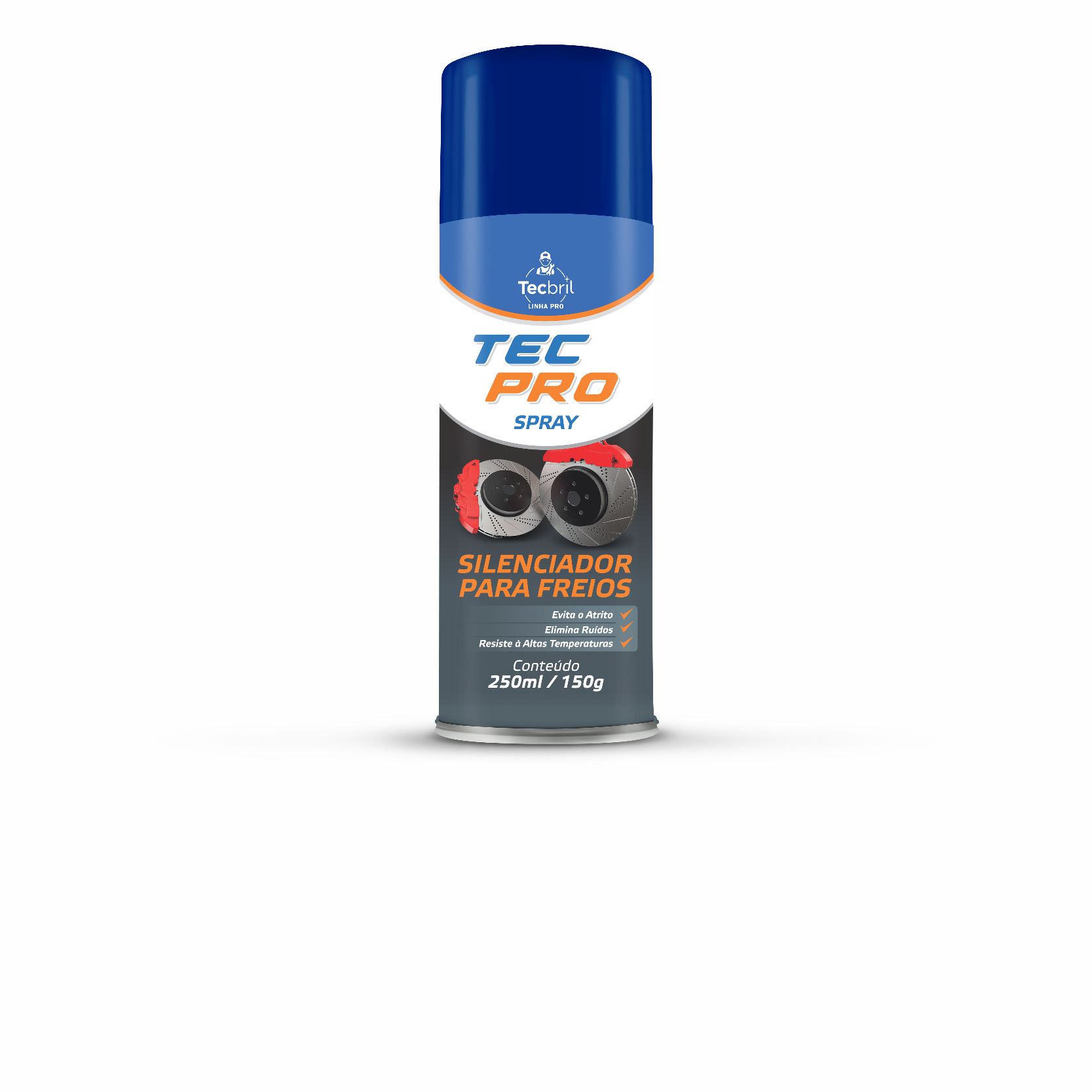 SILENCIADOR DE FREIOS ( ANTI CHIO) TECBRIL 250ML/150G - TCB592.0191 