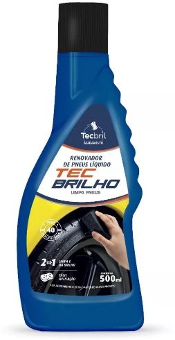 LIMPA PNEUS 500 ML PRETINHO   TECBRIL  592.0195