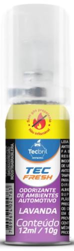 ODORIZANTE NEUTRALIZADOR AROMATIZANTE  TEC FRESH FRUTAS LAVANDA 12ML - TECBRIL 5920238