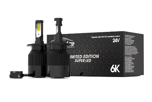 LAMPADA SUPER LED LIMITED EDITION H4 24V 6000K - TECH5468 TECHONE