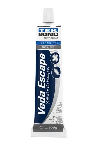 VEDA ESCAPAMENTO 100GR. TEK BOND ALTA TEMPERATURA TEK BOND 0320