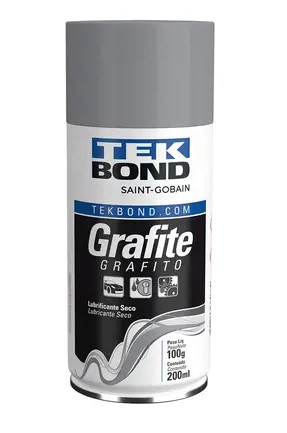 TEKSPRAY GRAFITE SECO 200ML 100GR.  TEK BOND 0382