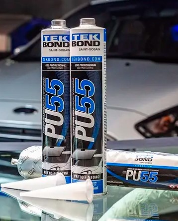 ADESIVO PU55 COLA PARA-BRISA PRETO 405G-310ML - TEKBOND - TEK3185