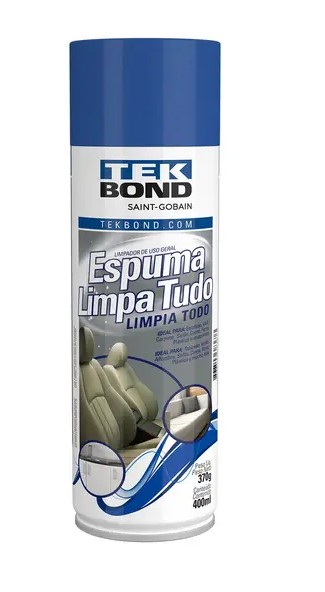 ESPUMA LIMPA TUDO TEKBOND 370G 400ML - TEK3673