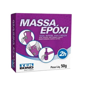 MASSA EPOXI ARALDITE 50G - TEKBOND - TEK6353