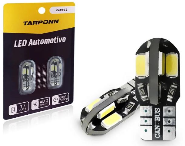 LAMPADA LED PINGO T10 5630-8SMD CANBUS - TP5047 