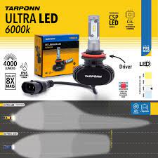 KIT LAMPADA ULTRA LED H11 40W (TARPON) - TP6106
