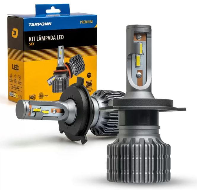 KIT LAMPADA LED H4 SKY PREMIUM 6000K - TP6126