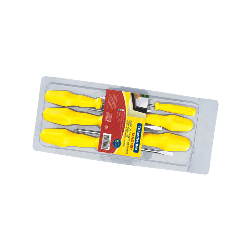 CHAVE FENDA TRAMONTINA JG C/6 PECA - TAMBASA05598  