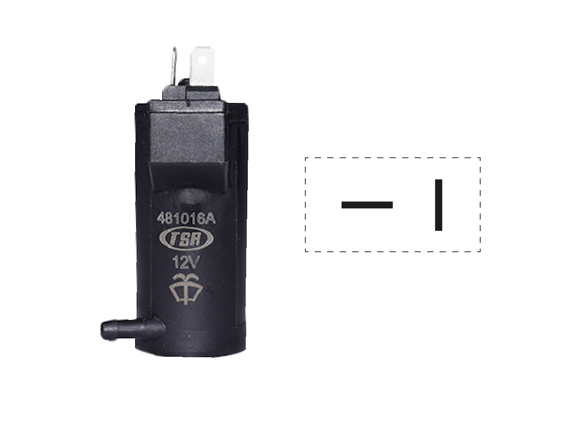 BOMBA LAVADOR PARABRISA 1 SAIDA 12V 48161 FORD - TSA481016A  