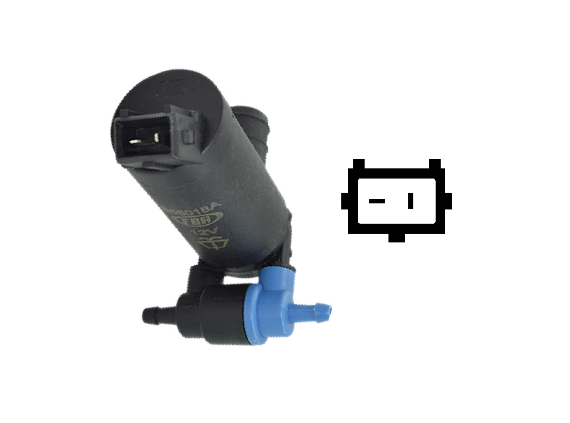 ELETROBOMBA DE 12V AGUA E GASOLINA BICO GROSSO 02 SAIDA COM CONECTOR FORD TODOS - TSA856018A TSA
