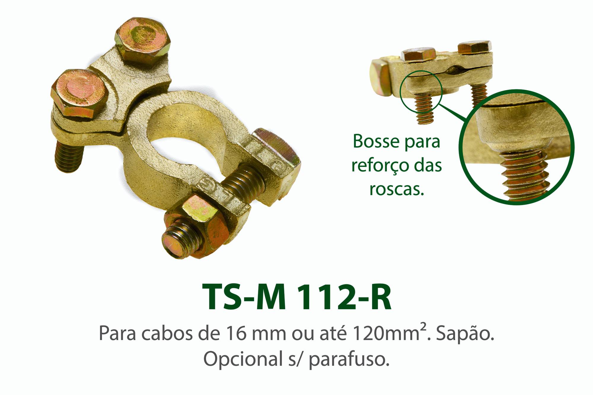 TSM112R - TERMINAL BATERIA SAPAO CAMINHAO REFORÇADO EMBALAGEM 10 PCS 