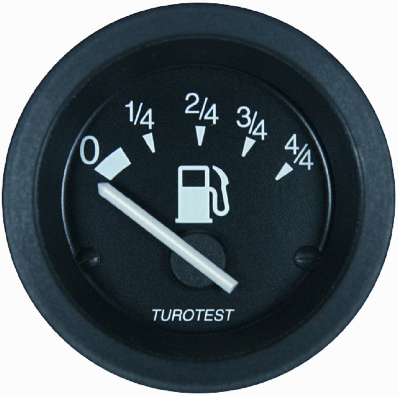 TUR300077 - INDICADOR DE COMBUSTIVEL 52MM 12V TUROTEST