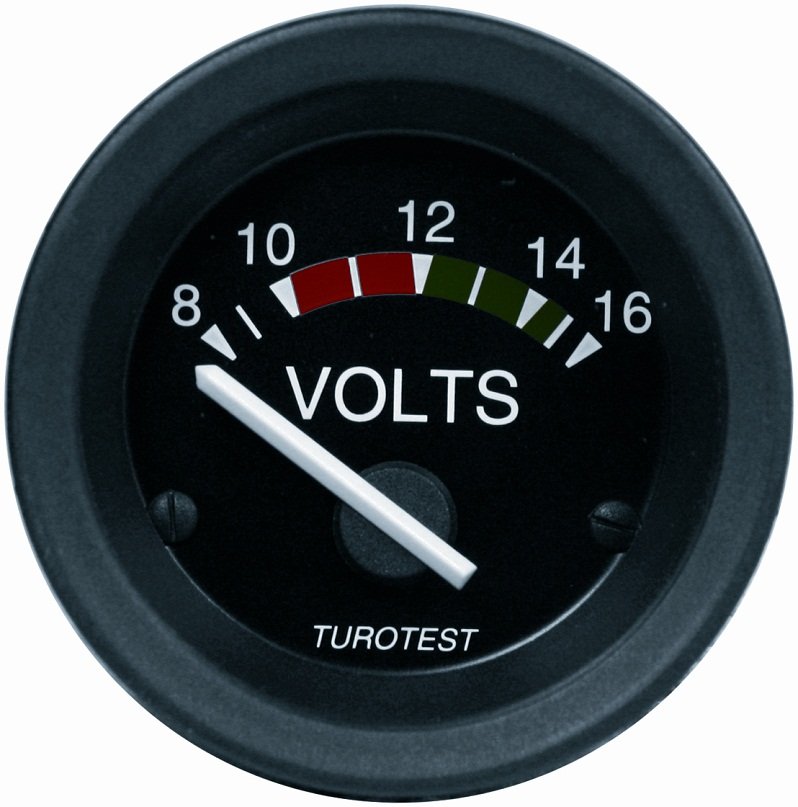 INDICADOR DE VOLT 8V-16V 52MM UNIV 