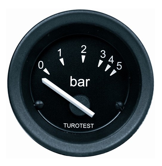 INDICADOR DE PRESSAO 12V 52MM - TUR300399 TUROTEST