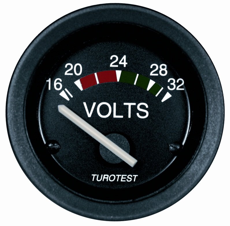 INDICADOR DE VOLT 16V-32V 52MM UNIV