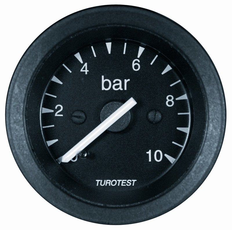 MANOMETRO DE PRESSÃO AR 52MM ROSCA 1/8NPT - 300488 TUROTEST